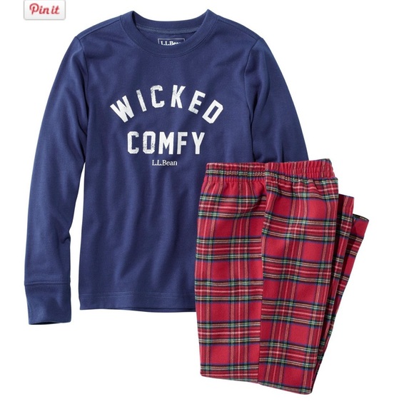 L.L. Bean Other - L.L. Bean Women's So Comfy Pajama Set - Blue and Red Plaid